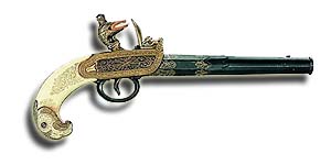 denix デニックス　イタリアンピストル　2本 DENIX デニックス 1031⁄G イタリアン フリントロック グレー 39cm